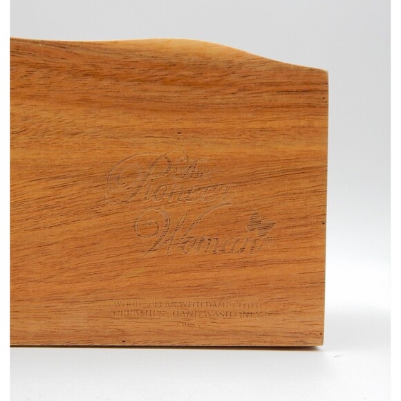 The Pioneer Woman Spice Rack Wood Shelf Ceramic 3-Drawers Bin Floral Melody - Picture 7 of 11